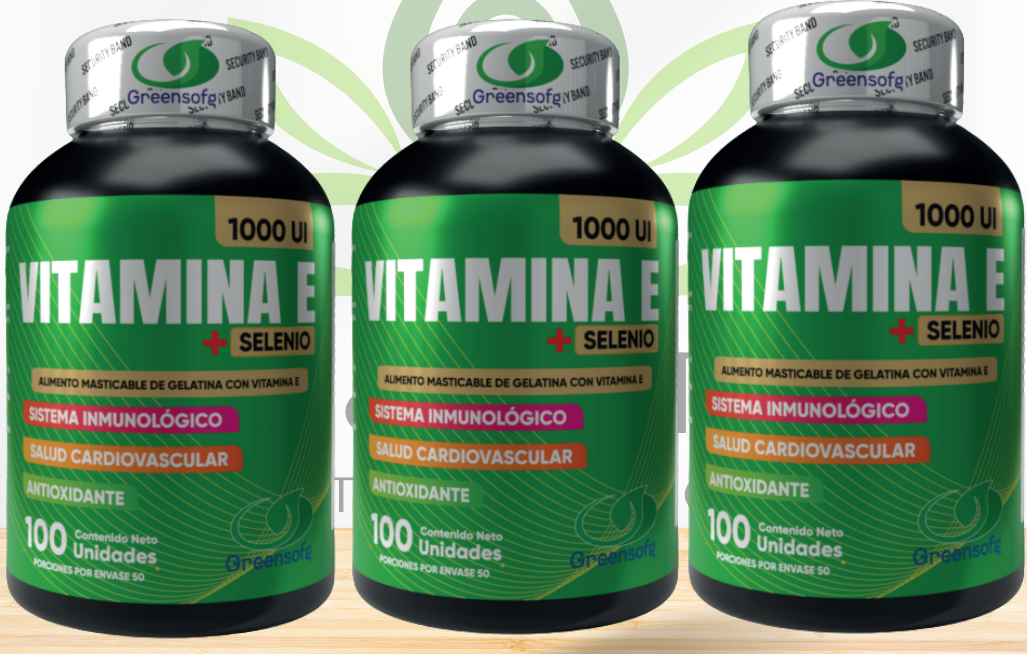 Vitamina E + Selenio 1000UI GREENSOFG