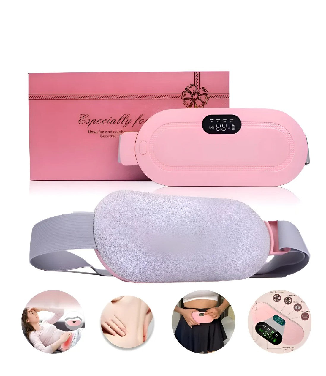 Cinturón Térmico Para Cólicos LunaEase™